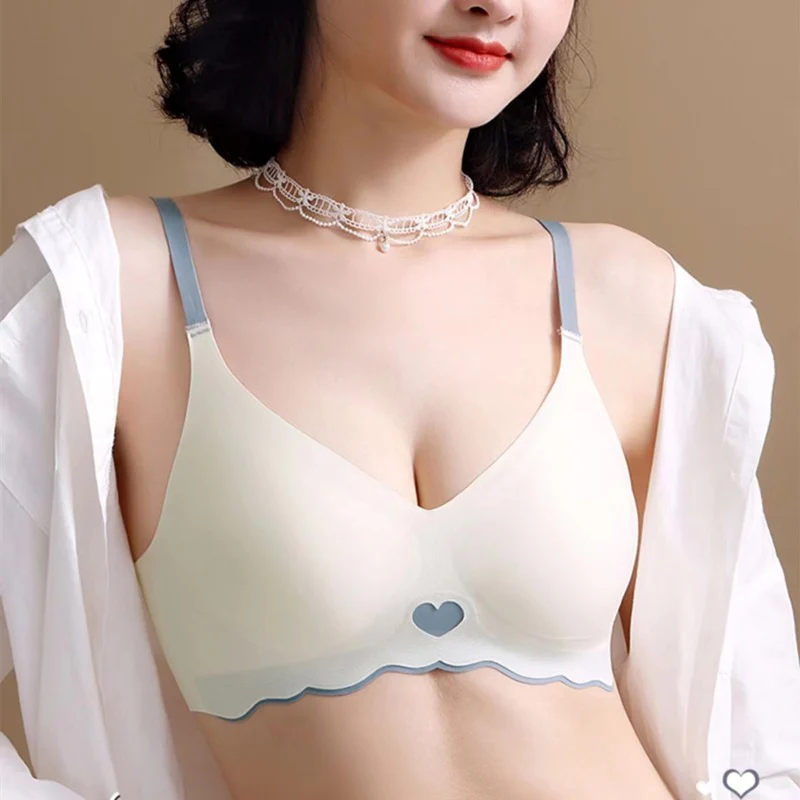 Seamless Heart Wireless Bra